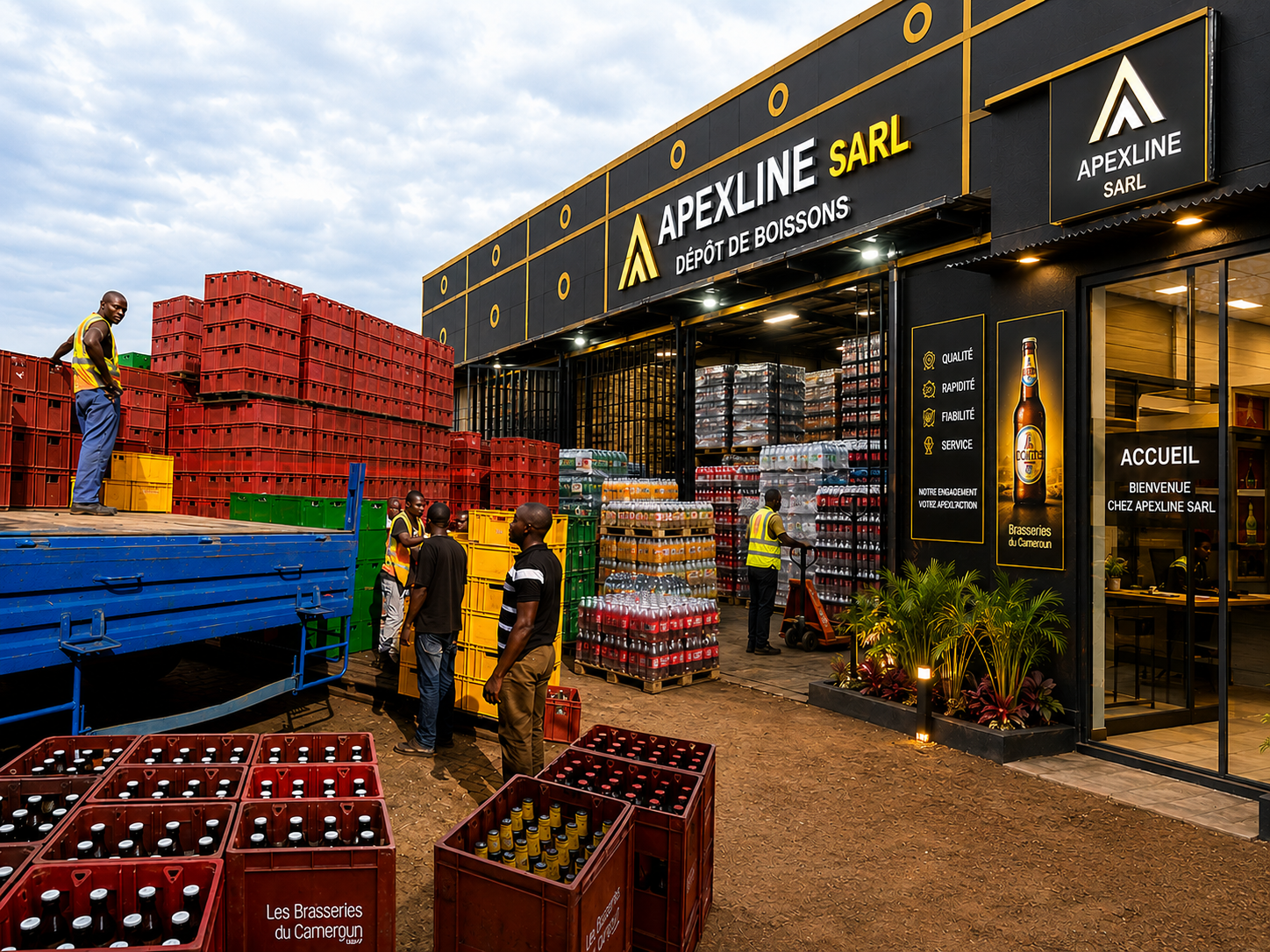 Distribution de boissons